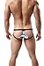 ONEFIT Sexy Transparent G-String Magic Double Thongs Low Raise Underwears for Men Yellow