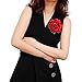 inSowni 16 Pack Big Rose Flower Hair Clips Brooch Pins Accessories for Women Girl Bridal (16PCS S1)