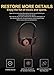 VICTONY Bluetooth Headphones,Wireless Sports Headphones,Sweatproof Running Gym Stereo Headsets Q7 (Silve)