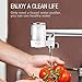 WEIEN Advanced Faucet Water Filter with Activated Carbon,Water Faucet Filtration System Removes Lead & Chlorine，High Water Flow Tap Water Purifier for Home Kitchen Bathroom - (2 Filter Included)