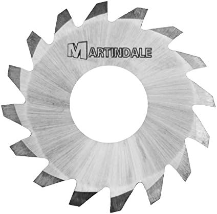 Martindale TUNSV1703150 Tungsten-Carbide Tungsten-Carbide V-Cutters, 1/2" Outer Diameter, 3/16" Hole Diameter, 0.031" Thick, 12 Teeth