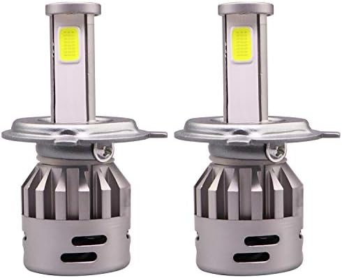 AllExtreme EX2BHT2 H4 LED Headlight Bulb with Cooling Fan 36W Head lamp Conversion Kit for Bike Car SUV nd Motorcycles (2Pcs, White) AllExtreme EX2BHT2 H4 LED Headlight Bulb with Cooling Fan 36W Head lamp Conversion Kit for Bike Car SUV nd Motorcycles (2Pcs, White)