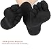 VWELL Toe Socks for Men Women Ankle Cotton Five Fingers Socks Low Cut Athletic Running Socks 4 Pairs Size 8-11