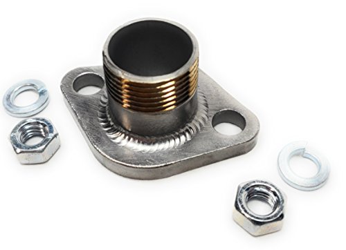 ARSPORT Honda GX 160 & 200, Duromax 7HP 3/4" SS Male Thread Pipe with Exhaust Flange.