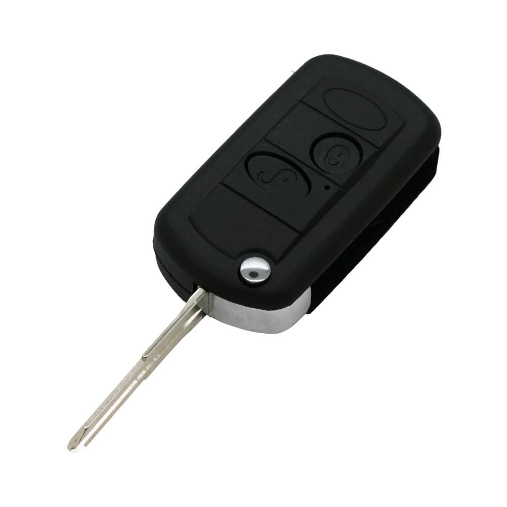 BROVACS Modified Upgraded Flip Key Shell Compatible with LAND ROVER Discovery 2 Button Keyless Entry Remote Key Case Fob SS701A