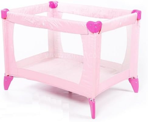 pink travel cots
