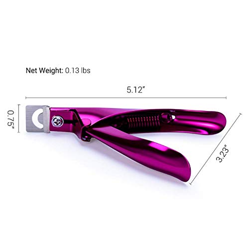 MelodySusie Acrylic Nail Clippers, Professional Nail Clippers Cutters