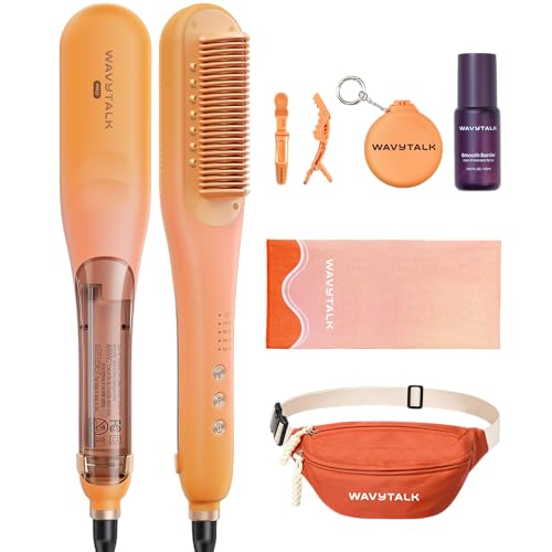 Wavytalk Steam Hair Straightener Brush