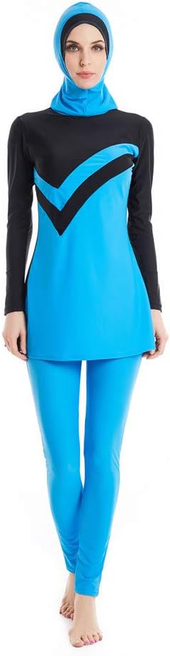 KXCFCYS Modest Swimwear Long Sleeve Swimsuit Bathing Suit Beachwear Costume