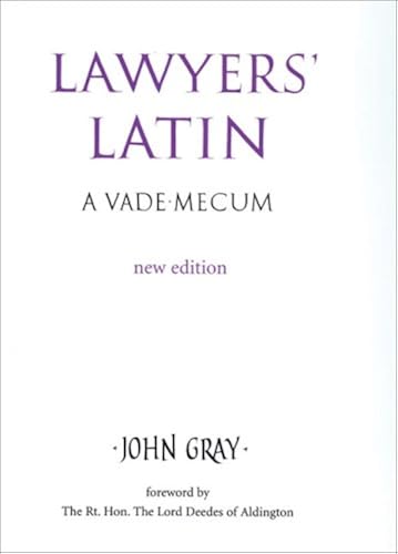 Download Lawyers' Latin: A Vade-mecum PDF