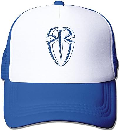 Roman Reigns Empire Trucker Hat Mesh Cap Adjustable Snapback Strap RoyalBlue