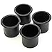 4 Cup Holders Plastic Pocket Recessed Insert for Boat RV Car Truck Sofa Game Table and More
