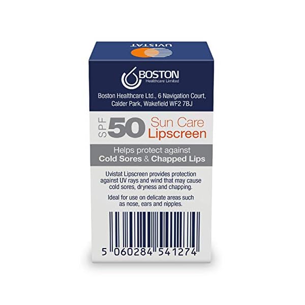 Uvistat-Sun-Care-Lipscreen-SPF50-Moisturising-Lip-Balm-Prevent-Dry-and-Chapped-Lips-2-Tubes Uvistat Sun Care Lipscreen | SPF50 | Moisturising Lip Balm | Prevent Dry and Chapped Lips | 2 Tubes