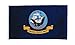 In the Breeze U.S. Navy Grommet Flag, 3 by 5-Feet
