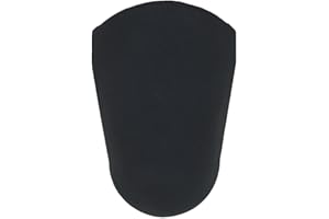 Artibetter Saxophone Mouthpiece Protective Cap, Large 57mm Silicone Sleeve for Alto Clarinet, Black Rubber