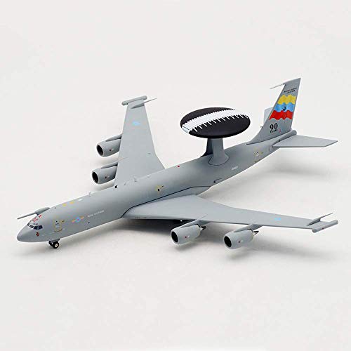 1yess Military Early Warning Model, 1/200 Maßstab RAF E-3 Sentry AWACS Modell, Sammlerstücke und Kinderspielzeug, 9… – Bild 5