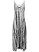 JayJay Women Casual Maxi Sleeveless Split Tie Dye Long Dress with Pocket,Black,2XL