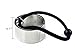 Imixlot Silver Tone Cuff Wrap Pony Tail Band Metal Holder Ring Mirror Tie