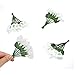 HOKPA Artificial Mini Calla Lily Flower Heads, Fake Floral Bouquet Head for Crafts Scrapbooking Garden Wedding DIY Making Bridal Garland Hair Clips Headbands Decoration (144pcs White)