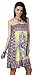 iNewbetter Womens Baroque Floral Print Island Summer Sundress