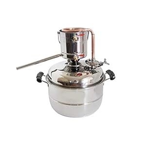Nieuwe DIY 10L Alcohol Distiller Thuis Brouwen Kit RVS & Koper Koeling Thuis Wijn Maken Moonshine Still Water…