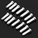 100 Pcs Alloy Road Mountain Bicycle Bike Brake Cable Cap End Tips Crimp Silverthumb 3