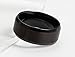 Couples 8mm Wedding Bands, Stainless Steel Ring, Mens Black Rings Womens, Size 10.5