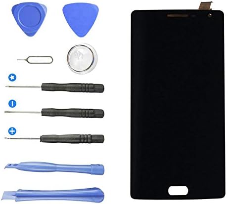 Fmissyao Compatible with Oneplus 2 A2001 Screen Replacement, LCD Display Digitizer Glass Touch Screen with Tools, Black