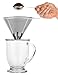 Barista Brothers Pour Over Coffee Dripper - the Best Paperless Clever Coffee Cone- Eco-friendly Reusable Stainless Steel Coffee Filter - Ecological Innovative Double Layer Fine Mesh Design