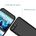 Pumier 5500mAh Battery Case for iPhone 6 Plus/6s Plus/7 Plus/8 Plus(Support Wired Earphones),Rechargeable Protective Extended Battery Pack Charging Case(5.5 inch)