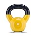ZELUS Cast Iron Vinyl Coated Kettlebell for Women/Men Workout (8)