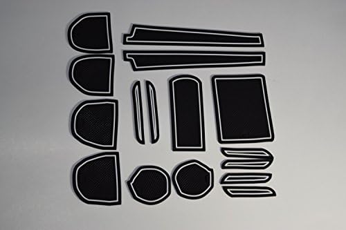 KINMEI Honda Grace GRACE specially designed white interior door pocket mat drink holder slip non-slip storage space protection rubber mats HONDAace-w