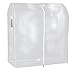 HANGERWORLD 4ft Clothes Garment Rack Cover for Open Closet Clear Showerproof COVER ONLY (48