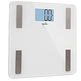 Eqoba Digital Bluetooth Smart Scale & Body Fat Monitor - 8 Precision Body Composition Measurements - Body Fat, BMI & More
