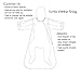 Jasper Baby Attachable Long Sleeves Winter Luna Wearable Blanket (Medium 6-14 Months)