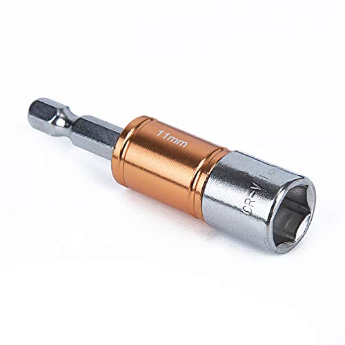K Kwokker 8 Pieces Driver Sockets Adapter Extension Set Drill Bit Nut Screwdriver Repairing Tool Kit for electronic devices repair and opening 6/7/8/9/10/11/12/13mm