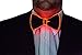 NEON NIGHTLIFE Light Up Bow Tie, Red Men's Glow in the Dark LED Tie