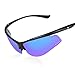 HODGSON Cycling Polarized Sunglasses for Men or Women, Extremely Light UV400 Protection Sports Glasses for Riding, Driving, Fishing, Running and Other Outdoor Activities (Blue)