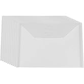 Large Stamp & Die Storage Pockets Resealable Clear Plastic Seal Bags Storage Case for Cutting Dies Stencil Album Stamp Crafts for DIY Scrapbooking Paper Card Craft Cutting Dies for Card Making