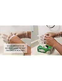 GM Wear Silicone Wedding Rubber Ring Women 4 Pack Athletic Band Set