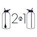 refresh2go 34oz Milestone Filtered Water Bottle, Blue