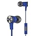 JBL E10 Blue In-Ear Headphones with JBL-Quality Sound and Advanced Styling, Blue