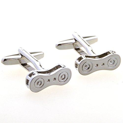 Bike Chain Cufflinks Bicycle Motorbike Motorcycle Link Part