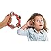 Mini Plastic Musical Percussion Tambourine Cutaway Tambourine Half Blossom with 4 Jingles Orff Teaching Toys (Tambourine)
