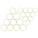 Macrame Hoop Gold Metal Rings for Dream Catcher Crafts (1.5