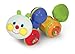 Melissa & Doug K's Kids Press and Go Inchworm Baby Toy - Rattles, Clicks, and Self Propels