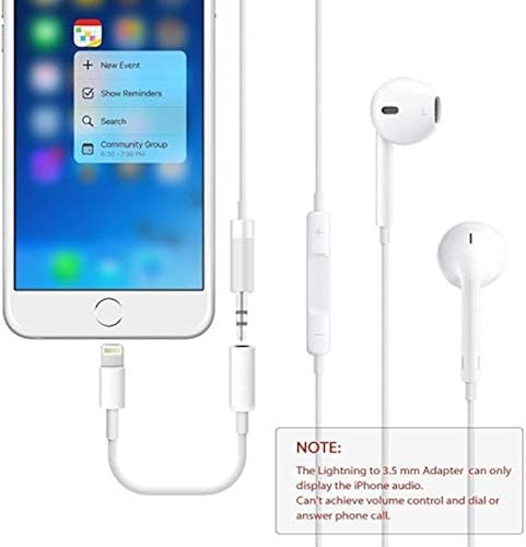 Pack-Apple Lightning to mm Headphone Jack Adapter Connector