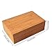 Wooden-Life Bamboo Yoga Block (1 PC), Bamboo Handstand Block,Support Brick to Deepen Poses, Improve Strength and Aid Balance and Flexibility, Non-Toxic, Odorless, and Water-Resistant