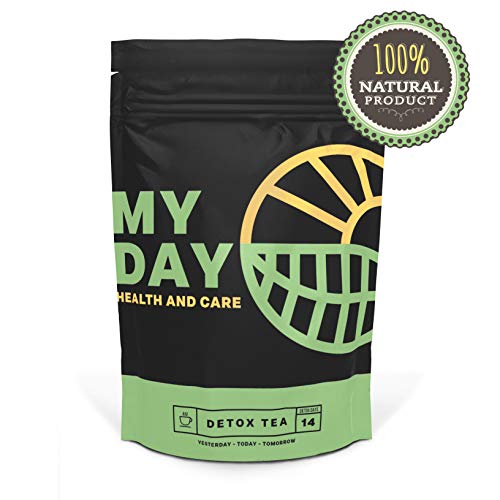 My Day 14 Day Detox, Weight Loss and Gentle Cleanse 100% Natural Herbal Tea, Teatox for Belly Fat,Laxative-Free,14 Servings