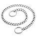 Mogoko Stainless Steel Dog Choke Chain Collar, Puppy Metal P Chain Slip Collar Pet Titan Training Walking Choker(2.0mm;16.0 inch)